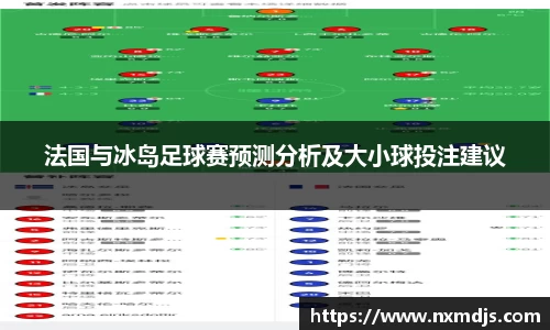法国与冰岛足球赛预测分析及大小球投注建议